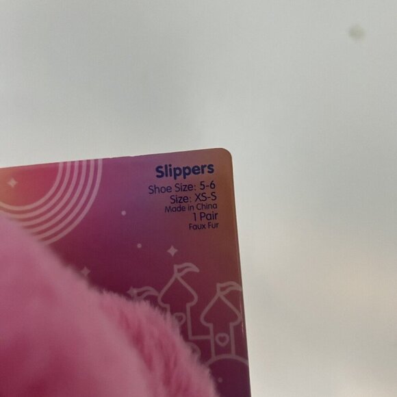 Care Bear Slippers Pink Cheer Bear Slippers Womens Size 5-6 XS-S NWT 2024 - Picture 6 of 10